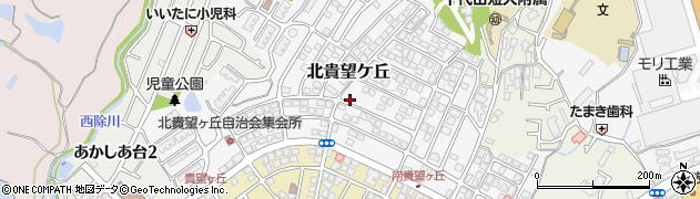 大阪府河内長野市北貴望ケ丘周辺の地図