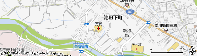 ｍａｎｄａｉ和泉中央店周辺の地図