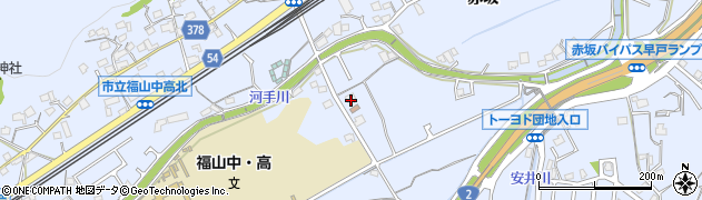福山西警察署赤坂警察官駐在所周辺の地図