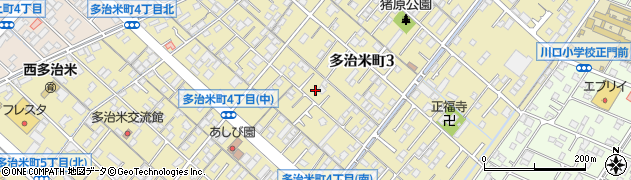 広島県福山市多治米町周辺の地図