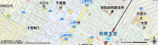 紀陽銀行東岸和田支店周辺の地図