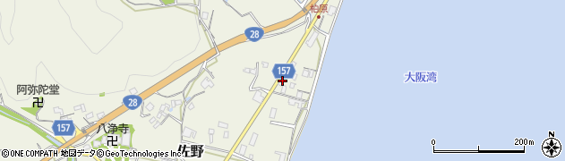 兵庫県淡路市佐野624周辺の地図