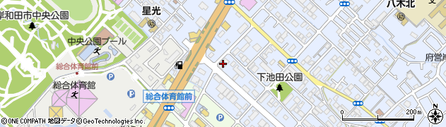 住宅型有料老人ホームティエラ岸和田下池田周辺の地図