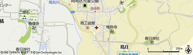 奈良県高市郡明日香村島庄10周辺の地図