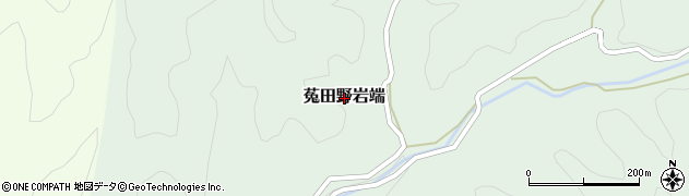 奈良県宇陀市菟田野岩端周辺の地図