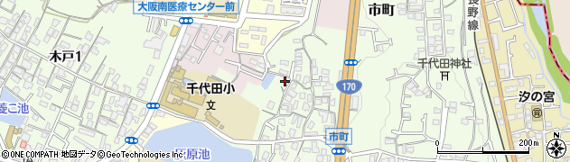 大阪府河内長野市市町1323周辺の地図