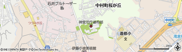神宮司庁頒布部周辺の地図
