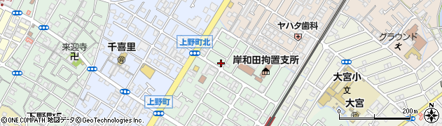 南大阪観光社周辺の地図