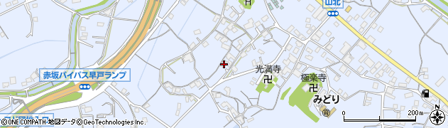 広島県福山市瀬戸町山北703周辺の地図