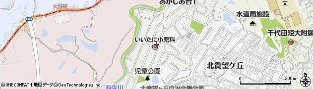 大阪府河内長野市あかしあ台周辺の地図
