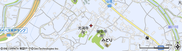 広島県福山市瀬戸町山北甲周辺の地図