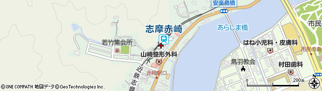 志摩赤崎駅周辺の地図