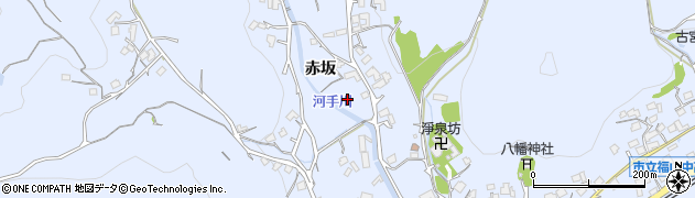 広島県福山市赤坂町（赤坂）周辺の地図