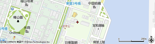 広島県福山市一文字町周辺の地図