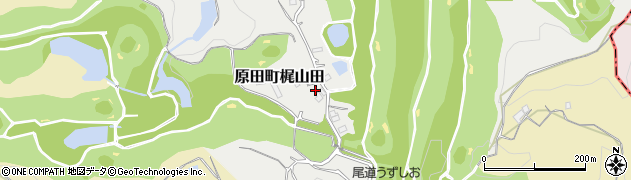 広島県尾道市原田町梶山田2201周辺の地図