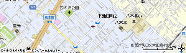 下池田町周辺の地図