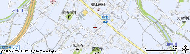 広島県福山市瀬戸町山北470周辺の地図