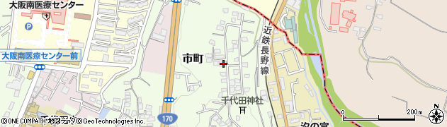 大阪府河内長野市市町559周辺の地図