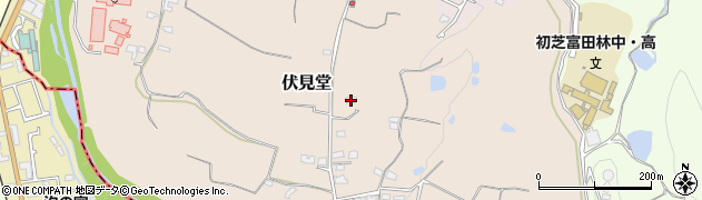 大阪府富田林市伏見堂448周辺の地図