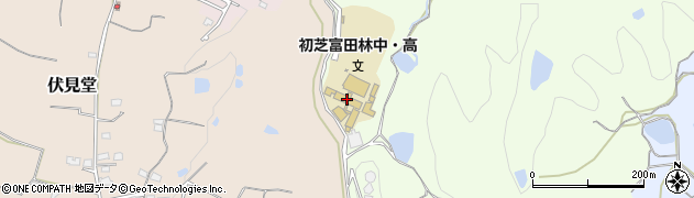 初芝富田林高等学校周辺の地図