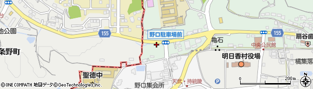 明日香レンタサイクル　亀石営業所周辺の地図