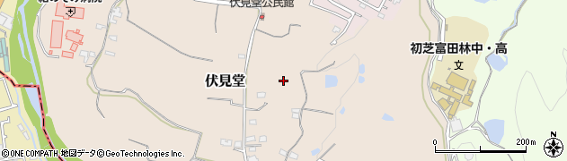 大阪府富田林市伏見堂442周辺の地図