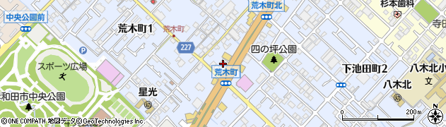 理容サービス岸和田　荒木店周辺の地図