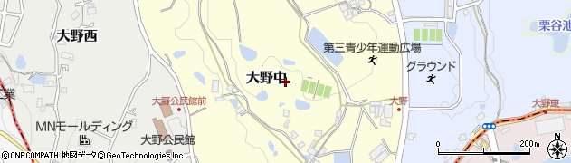 大阪府大阪狭山市大野中周辺の地図