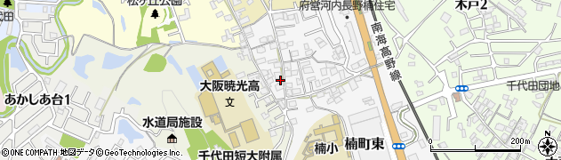大阪府河内長野市楠町東1117周辺の地図