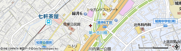 広島交通株式会社　緑井営業所周辺の地図