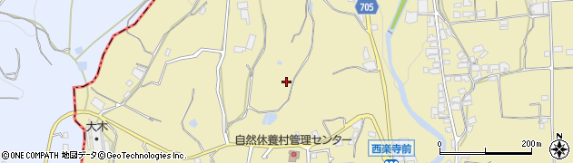 大阪府千早赤阪村（南河内郡）森屋周辺の地図