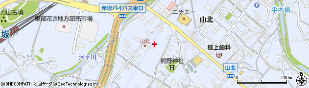 広島県福山市瀬戸町山北523周辺の地図