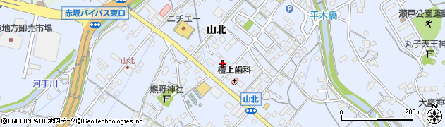 広島県福山市瀬戸町山北426周辺の地図