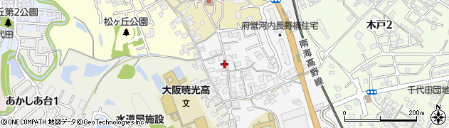 大阪府河内長野市楠町東1831周辺の地図