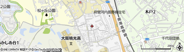 大阪府河内長野市楠町東1834周辺の地図