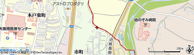 大阪府河内長野市市町1097周辺の地図