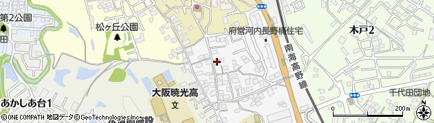 大阪府河内長野市楠町東1830周辺の地図
