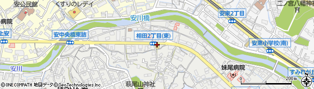 相田２東周辺の地図