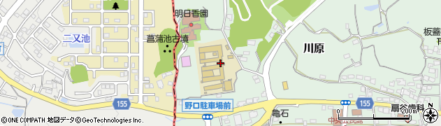 奈良県立明日香養護学校周辺の地図
