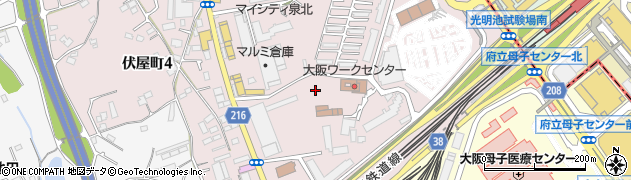 大阪府和泉市伏屋町5丁目周辺の地図