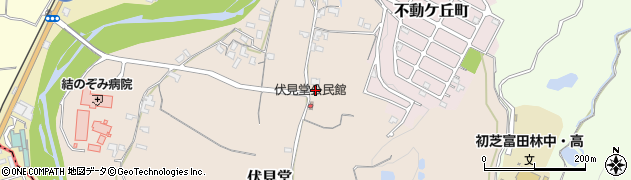 大阪府富田林市伏見堂460周辺の地図