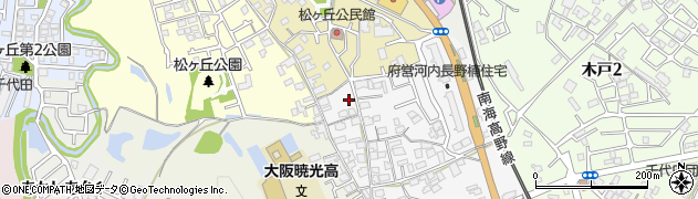 大阪府河内長野市楠町東1650周辺の地図