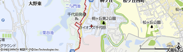 大阪府河内長野市自由ケ丘1周辺の地図