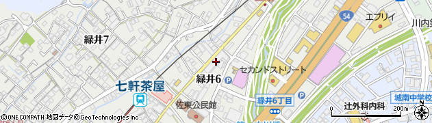 広交タクシー株式会社　緑井営業所周辺の地図