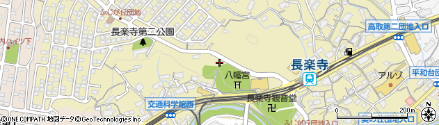 広島県広島市安佐南区長楽寺周辺の地図