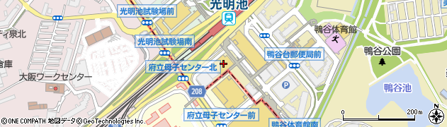 三菱ＵＦＪ銀行光明池駅前 ＡＴＭ周辺の地図