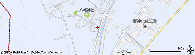 岡山県浅口市寄島町11617周辺の地図
