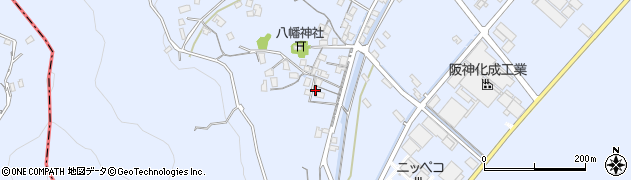 岡山県浅口市寄島町11615周辺の地図