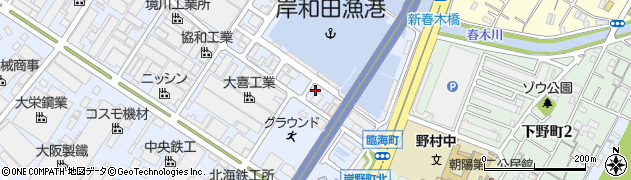岸和田製鋼株式会社　総務部周辺の地図