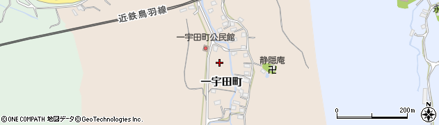 三重県伊勢市一宇田町周辺の地図